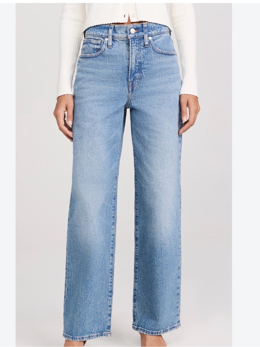 Madewell Light Blue Wide-Leg Jeans